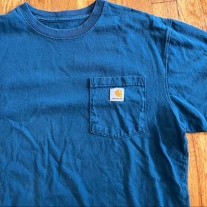 Dark teal carhartt T-shirt